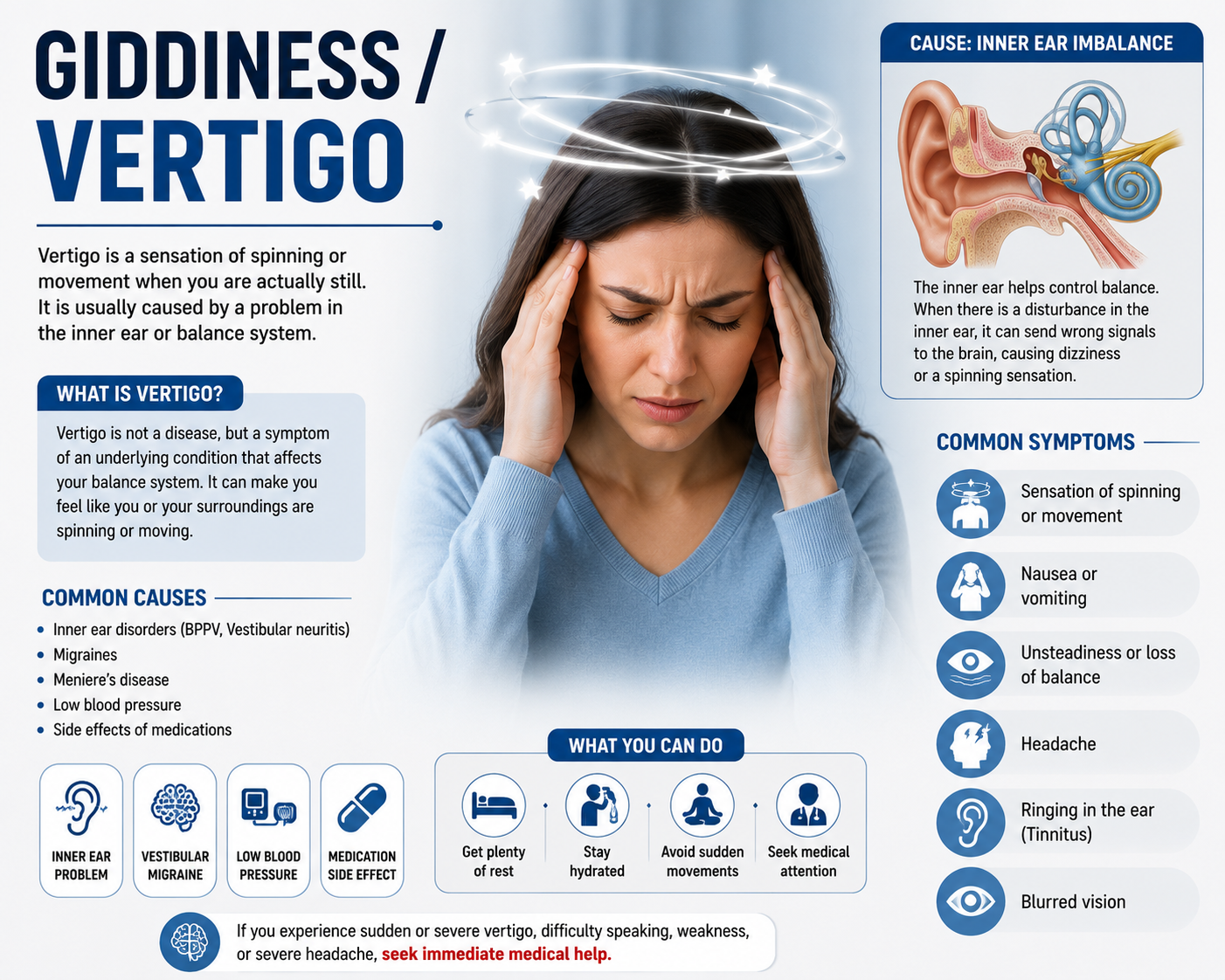 Giddiness / Vertigo  ચક્કર